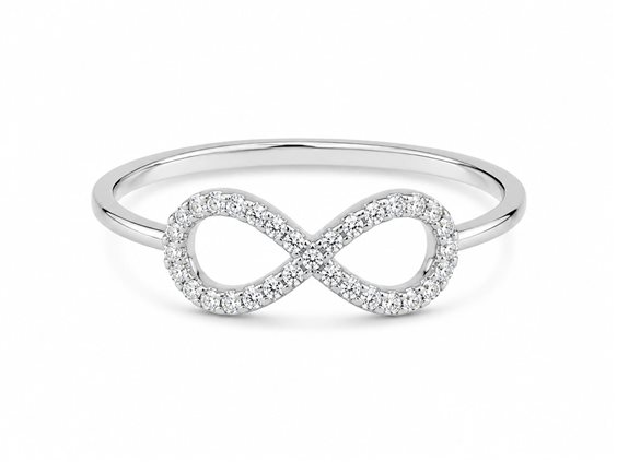 Ringe Idee Preziose dal 1987 Dame in Weißgold Zircone IP.AK18B/113 - IP.AK18B/113